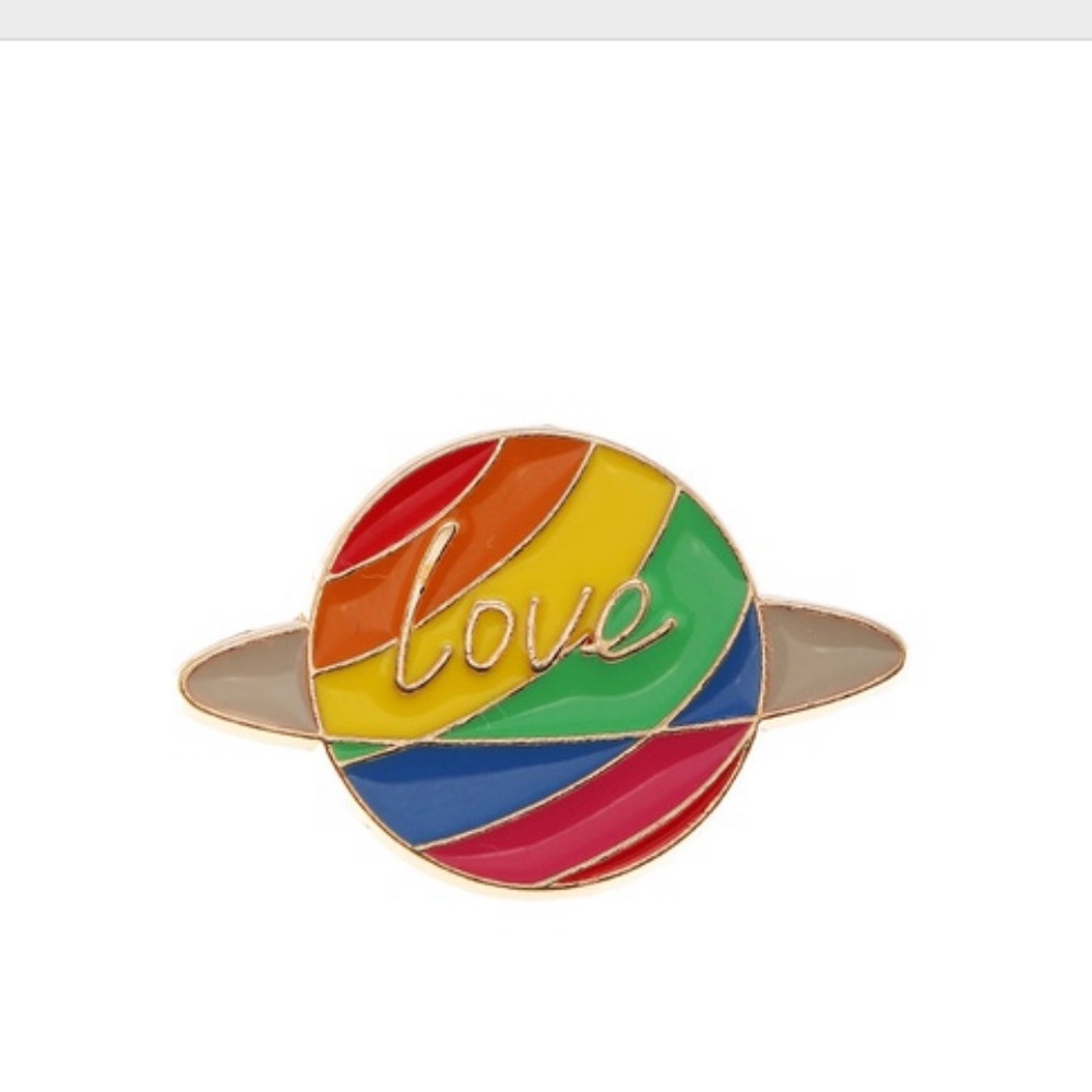 Rainbow Planet ‘Love’ Pin
